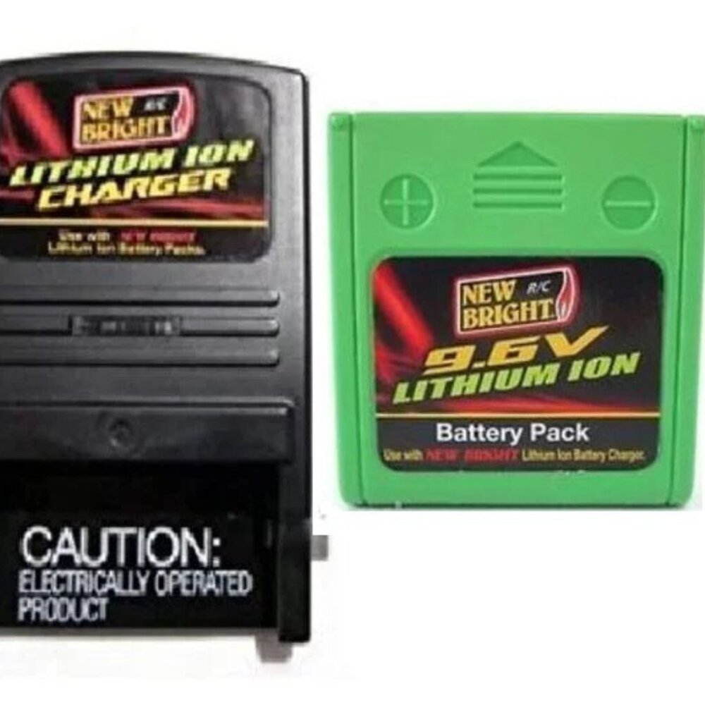 New Bright Combo New Bright 9.6v Battery and Charging Adapter for RC Truck